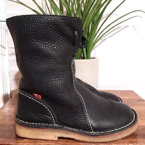 Duckfeet Arhus Black Sherpa Lined Boots sz 39 (8.5)
